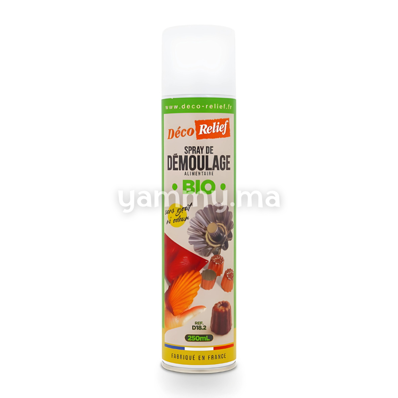 Spray de Démoulage Alimentaire Bio 250ml - Déco Relief D18.2