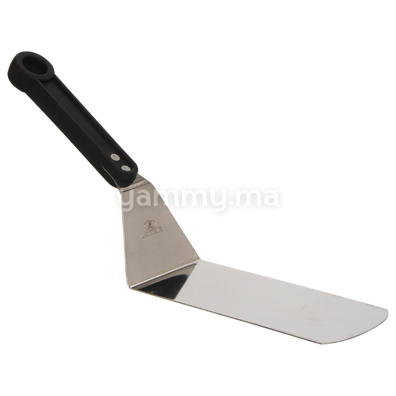 Spatule  Coudée Lisse Anneau 34 x 7.5 cm en Inox - Lacor 60435