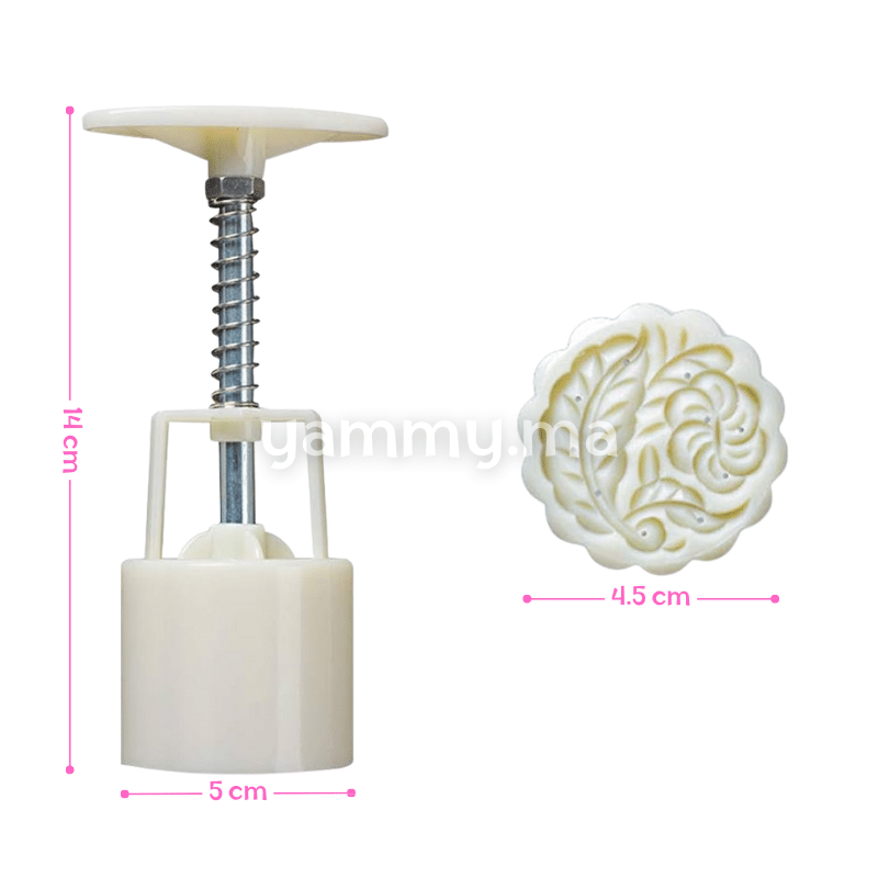 Set. 6 Tampons à Biscuits Rond 4.5 Cm M3