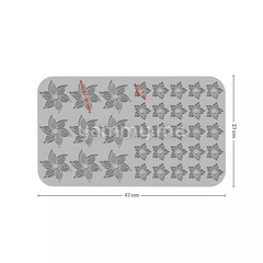 Moule Silicone 34 Fleurs Botanica 47 x 27 cm