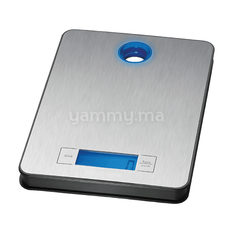 Balance de Cuisine Electronique en Inox 5Kg - Lamacom BE0501