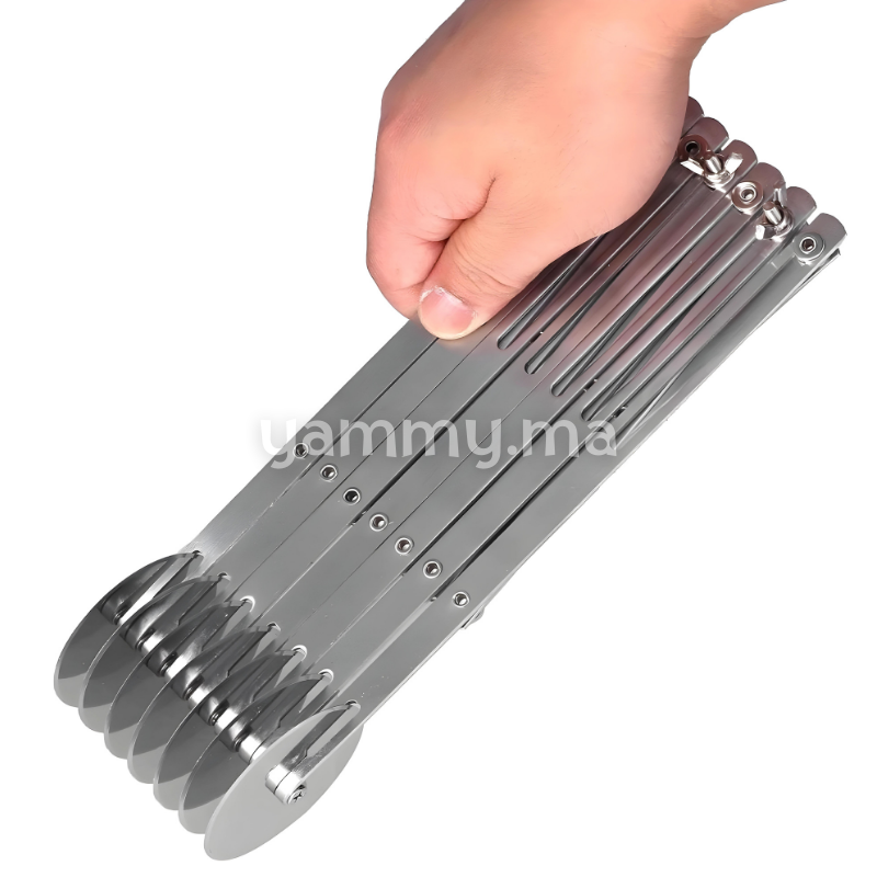 Rouleau Multicoupe Simple 7 Roulettes en Inox