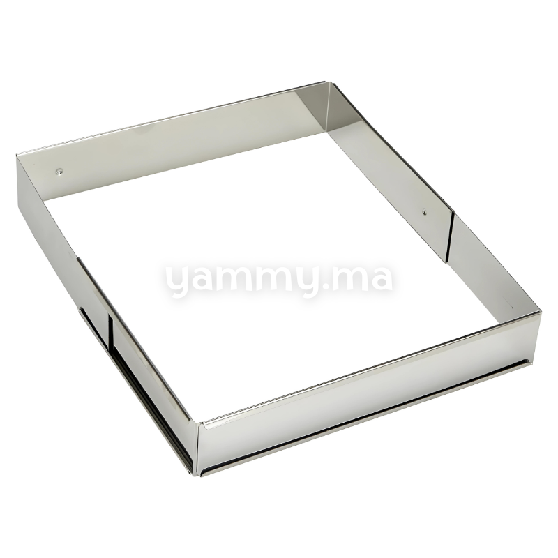 Cadre à Pâtisserie Extensible Inox 17-32 cm - Patisse 02167