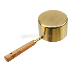 Cuillère et Casserole à Mesurer en Inox Doré 250 ml