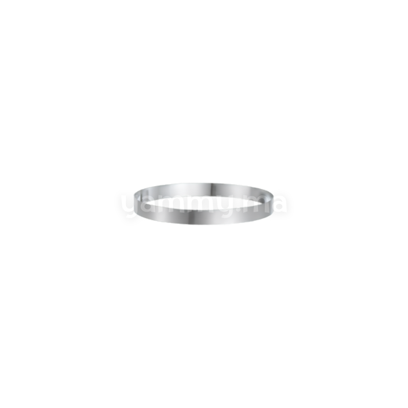 Cercle à Tarte Professionnel en Inox Ø 12.5 x H 2 cm
