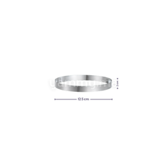 Cercle à Tarte Professionnel en Inox Ø 12.5 x H 2 cm