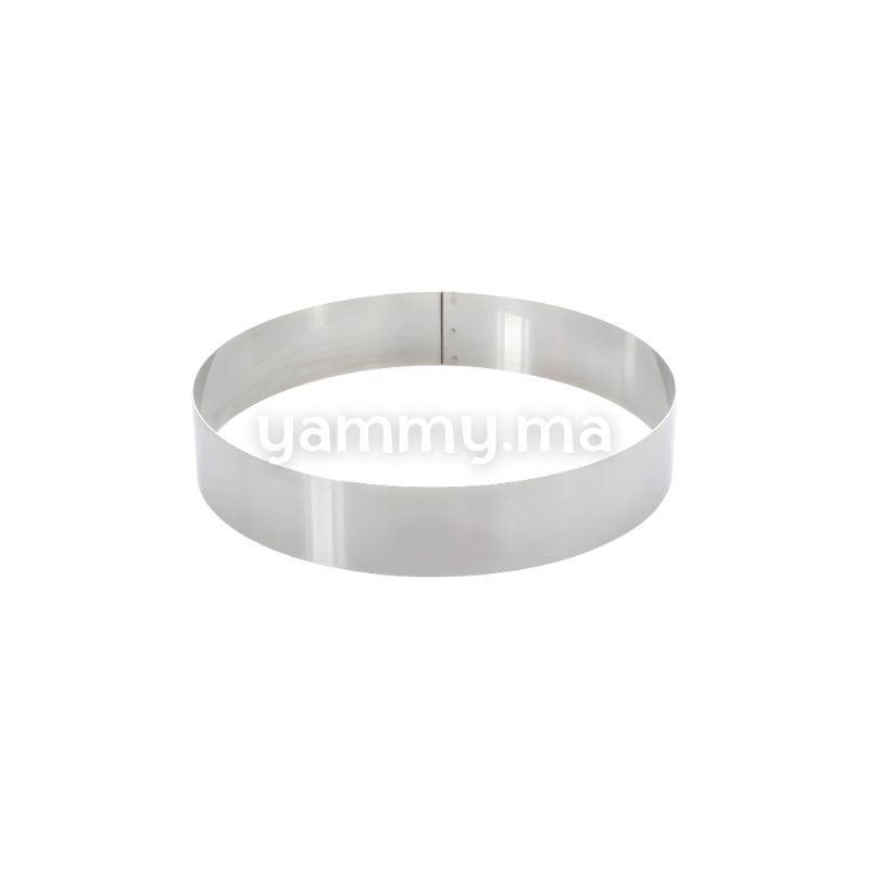 Cercle à Pâtisserie en Inox 15.5 x h 4 cm