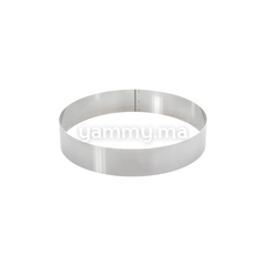 Cercle à Pâtisserie en Inox 15.5 x h 4 cm