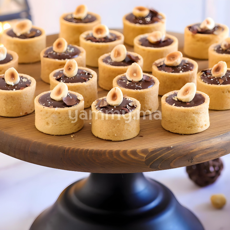 SET. 12 Cercles à Mini Tartelettes en Inox 4cm / haut 2cm