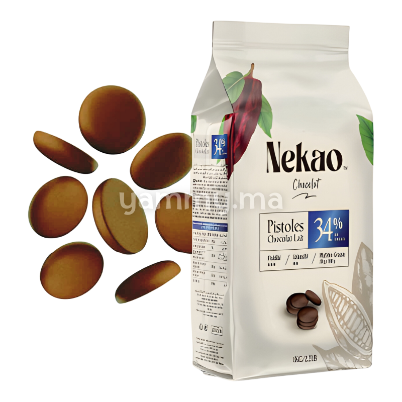 Chocolat de Couverture au Lait 34% 1 Kg - Nekao