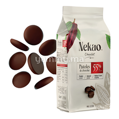 Chocolat de Couverture Noir 55% 1 Kg - Nekao