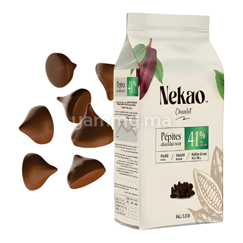 Pépites de Chocolat Noir Drops 41% 1 Kg - Nekao