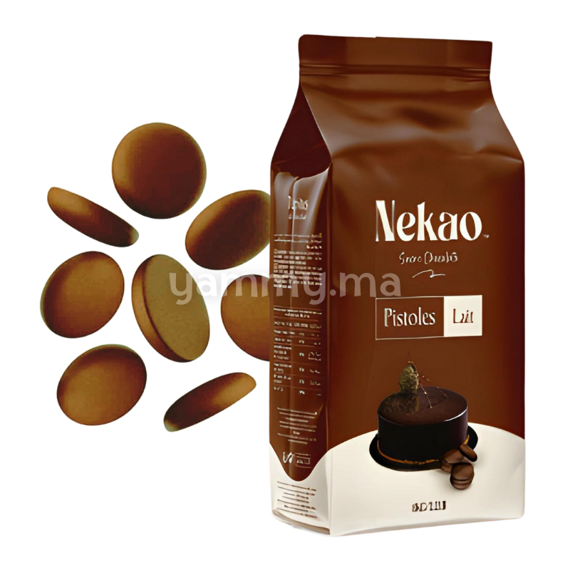 Sucre Chocolaté en Pistoles au Lait 2 Kg - Nekao