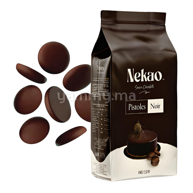 Sucre Chocolaté en Pistoles Noir 2 Kg - Nekao