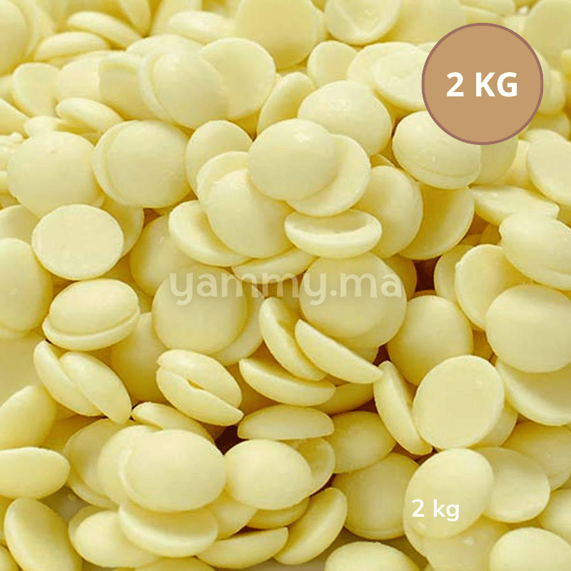 Chocolat de Couverture Blanc Pistoles 2kg - Aiguebelle