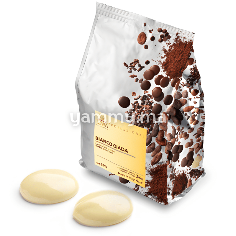 Chocolat de Couverture Blanc GIADA 38% - ICAM PROFESSIONAL