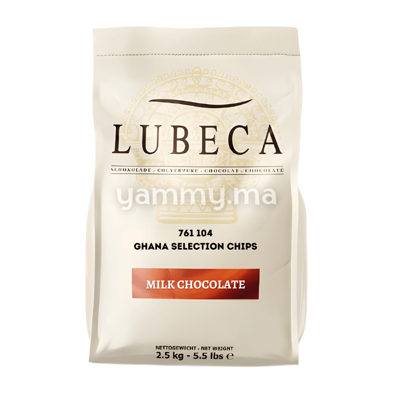 Chocolat de Couverture au Lait 43% Ghana Selection - Lubeca