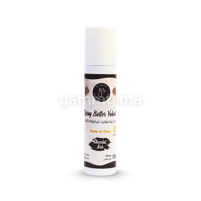 Colorant Spray Velours Chocolat Noir 100 ml Beurre de Cacao - Marone