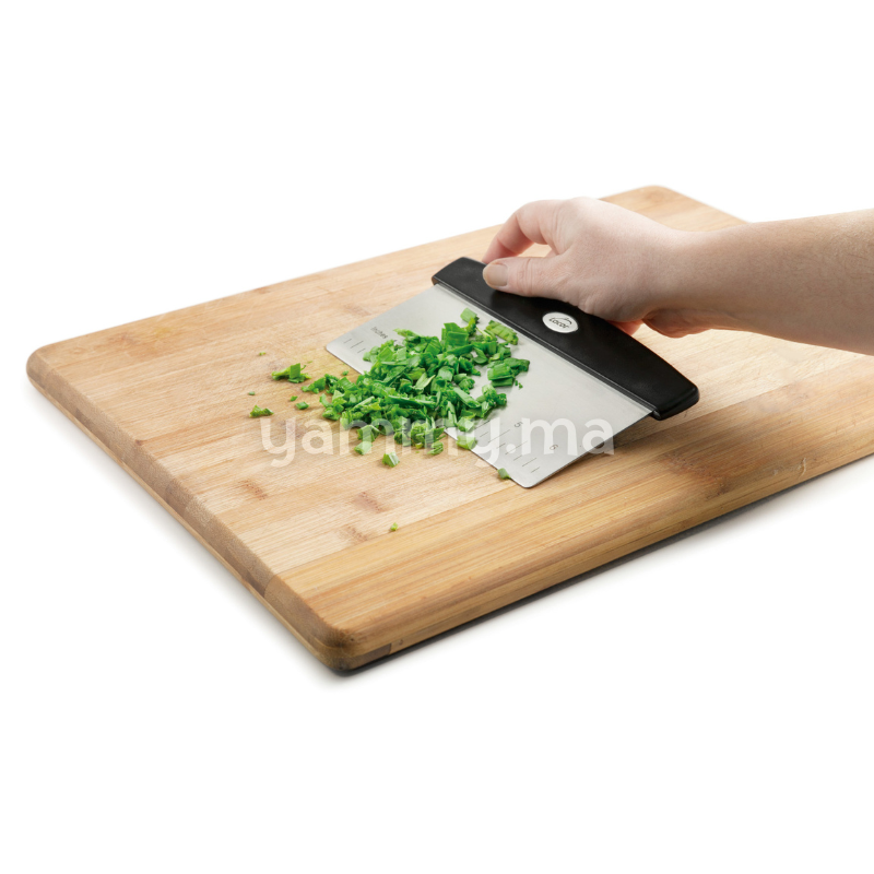 Raclette & Grattoir en Inox 16.5 cm Noir - Lacor 67029
