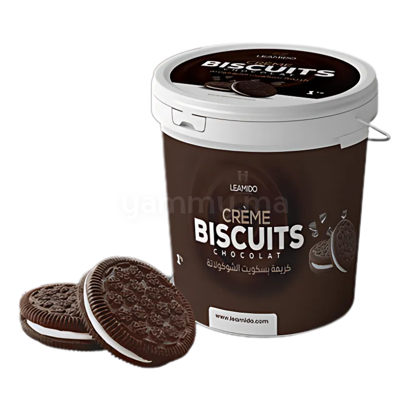 Crème Biscuits aux chocolat 1kg - Leamido Leano