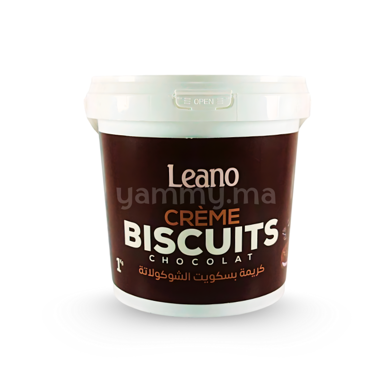 Crème Biscuits aux chocolat 1 kg - Leamido Leano