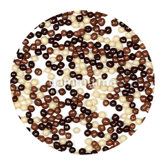 Perles Crispy Choco Ball Mix 5 mm 50 gr (Repack) - Eurocao