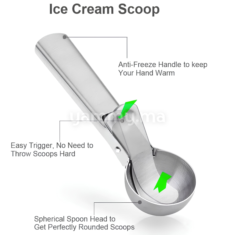 Cuillère à Glace en Inox Ø 5.7 cm