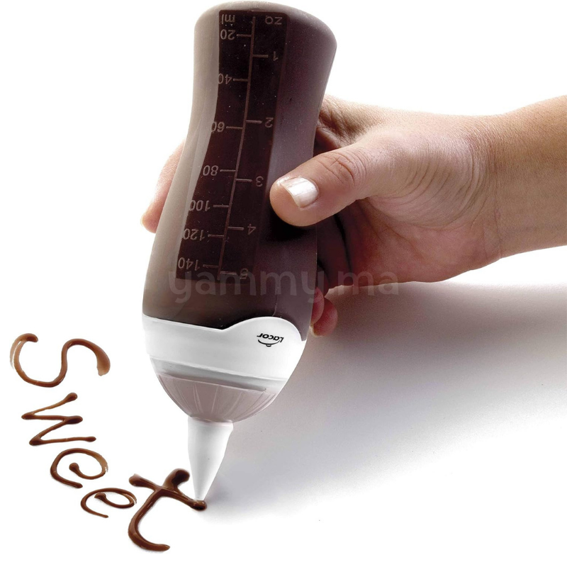 Bouteille & Biberon de décoration en Silicone avec 6 Mini Douilles - Lacor 64457