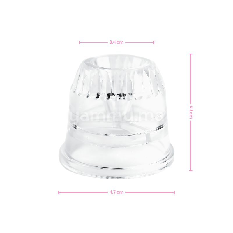 Douille Sultane Fermée Cône à Ras en Plastique