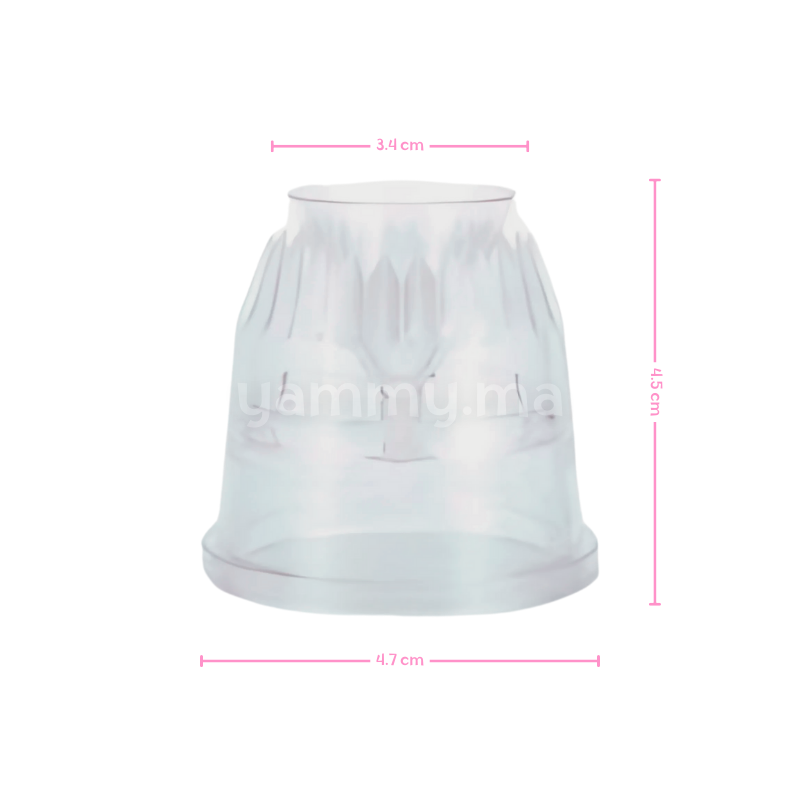 Douille Sultane Ouvert Cône Dépassant en Plastique