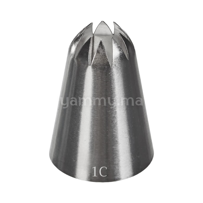 Douille Fleur en Acier-inoxydable "1C"