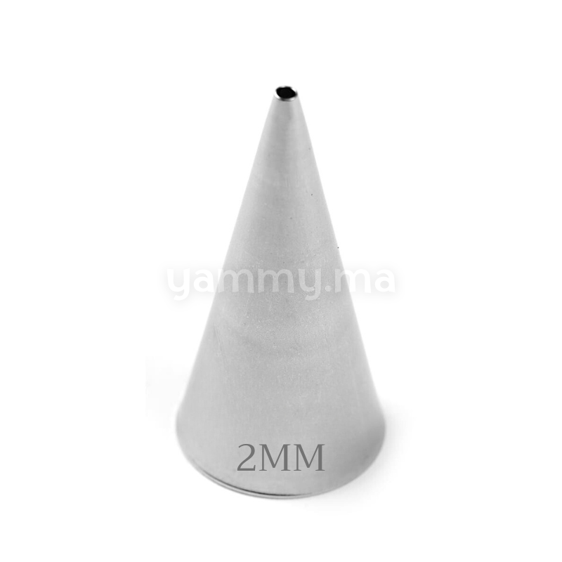 Douille Ronde en Acier-inoxydable "2MM"