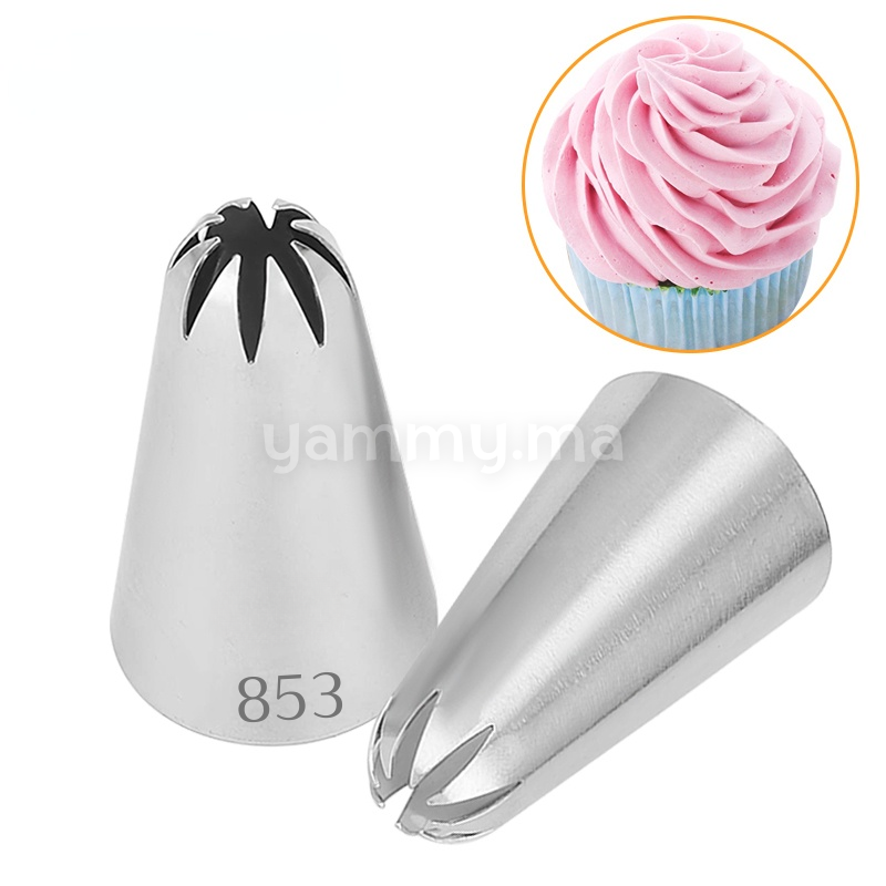 Douille Fleur en Acier-inoxydable "853"