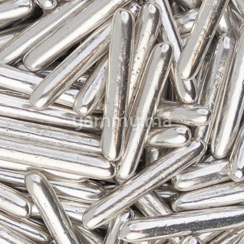 Bâtonnets Argenté Métallique 18 mm 125 gr - Marone