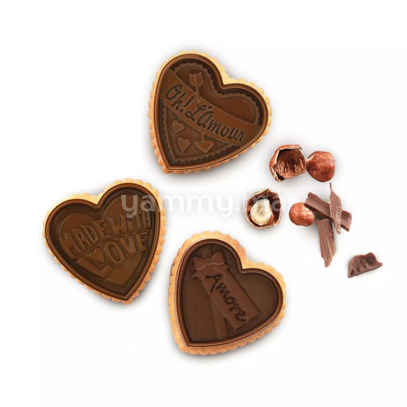 Kit à Biscuit "Love Slim" Coeur 6.4 cm "CKC06" - Silikomart
