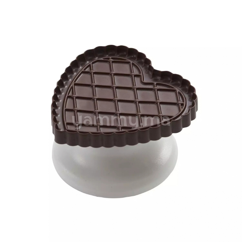 Kit à Biscuit "Love Slim" Coeur 6.4 cm "CKC06" - Silikomart