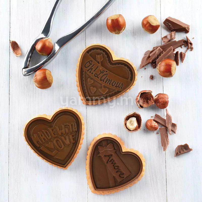 Kit à Biscuit "Love Slim" Coeur 6.4 cm "CKC06" - Silikomart