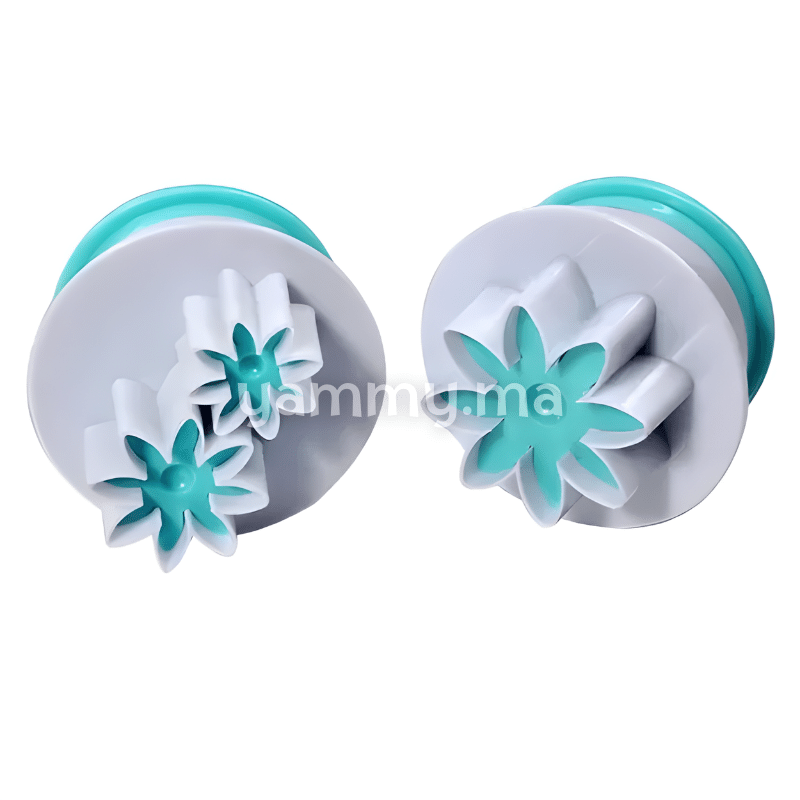 SET. 2 Emporte-pièces Fleur M3