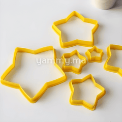 SET. 6 Emporte-pieces Etoiles Sapin