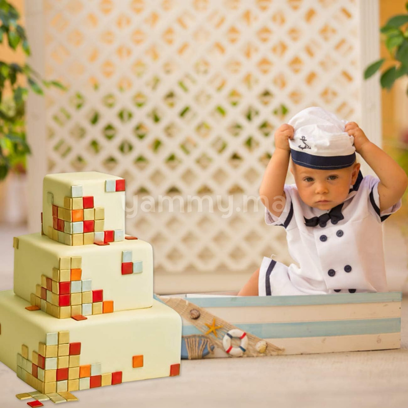 SET. 3 Emporte-pièces Géométrique Carées