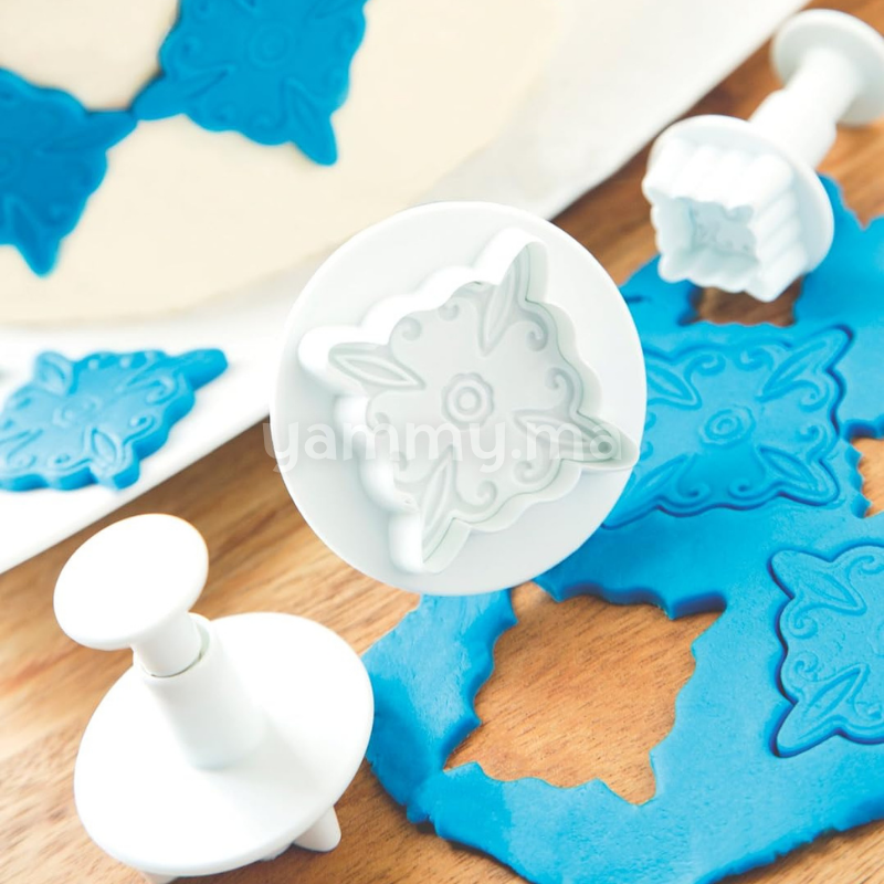 SET. 3 Emporte-pièces Carre