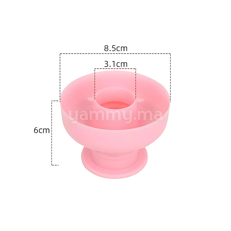 Emporte-pièce pour Beignets Donuts 8.5 cm Rose