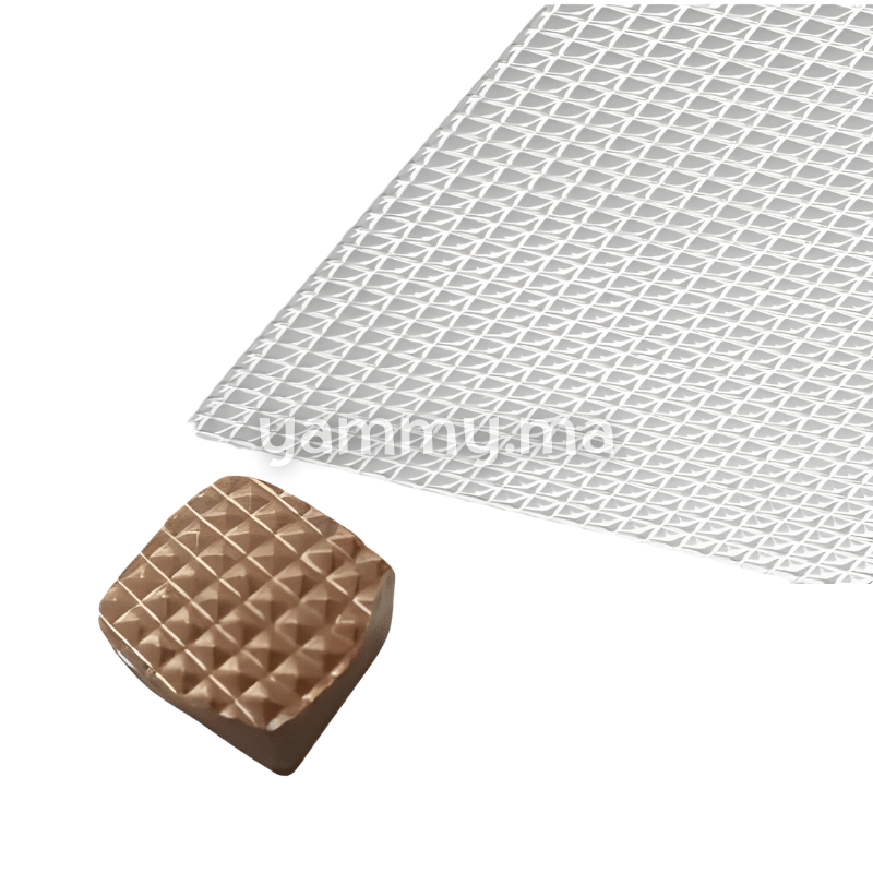 Feuille Structure pour Chocolat MINI PYRAMIDES "STRKIT1-3" - Pavoni