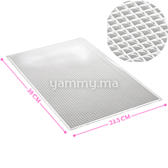 Feuille Structure pour Chocolat MINI PYRAMIDES "STRKIT1-3" - Pavoni