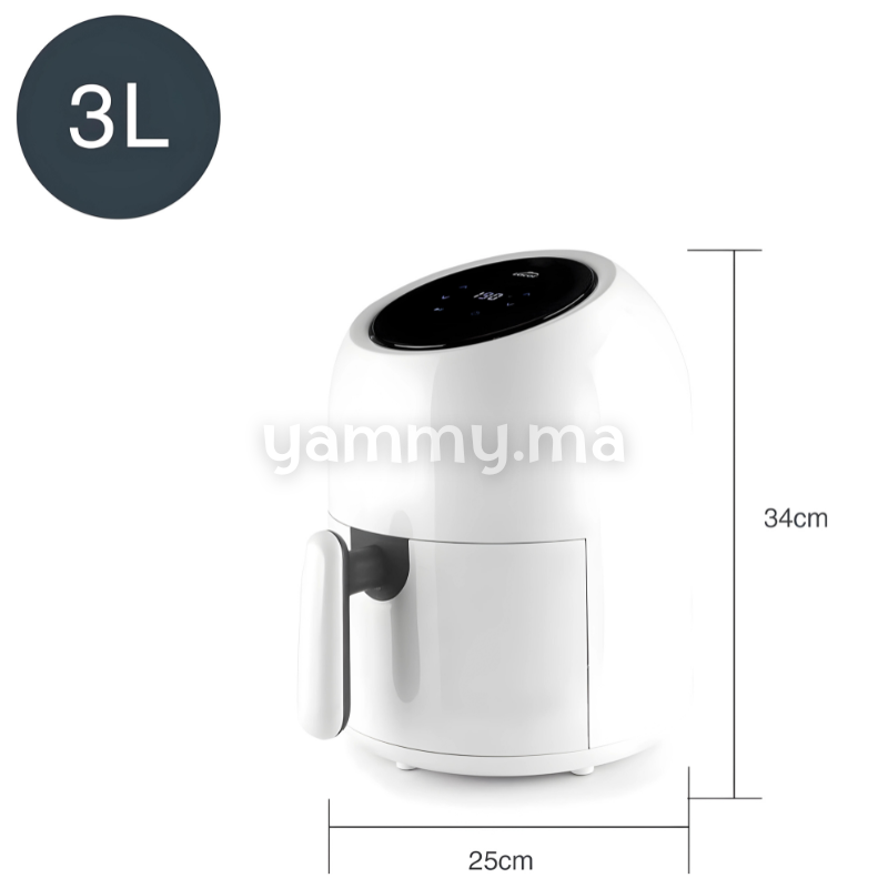 Friteuse sans Huile Air Fryer VitalCook 3L - Lacor 69509