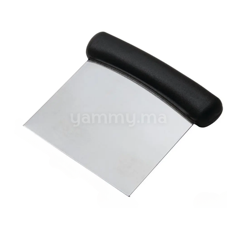 Grattoir Coupe-Pâte en Inox avec Manche en Plastique 11 cm