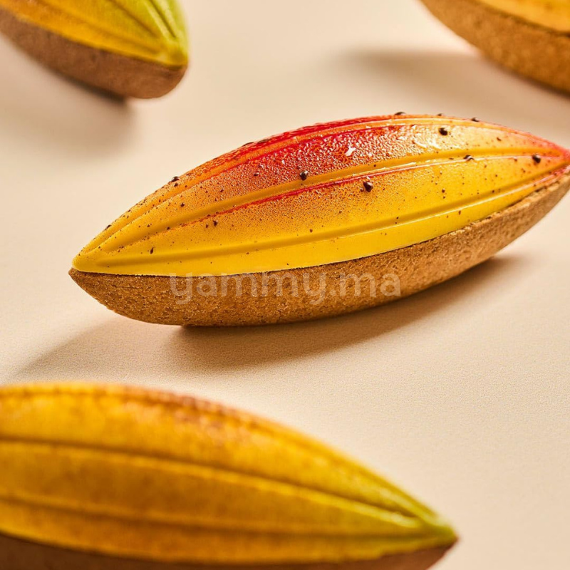 Kit Moule Silicone Tartelette 3D Cabossa 12 x 4 cm (x6) - Silikomart