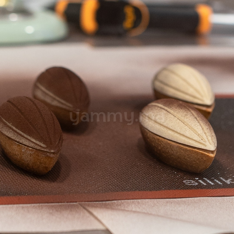 Kit Moule Silicone Tartelette 3D Cabossa 12 x 4 cm (x6) - Silikomart