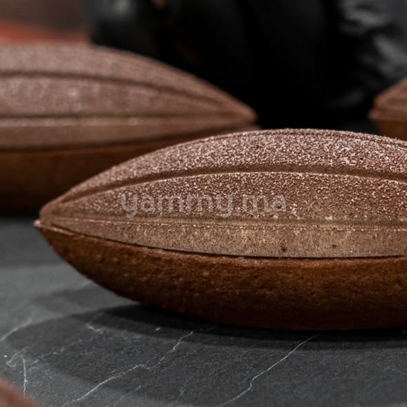 Kit Moule Silicone Tartelette 3D Cabossa 12 x 4 cm (x6) - Silikomart