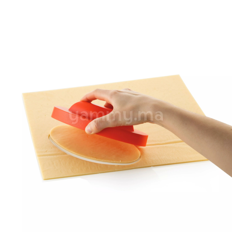 Kit Moule Silicone Tartelette 3D Cabossa 12 x 4 cm (x6) - Silikomart